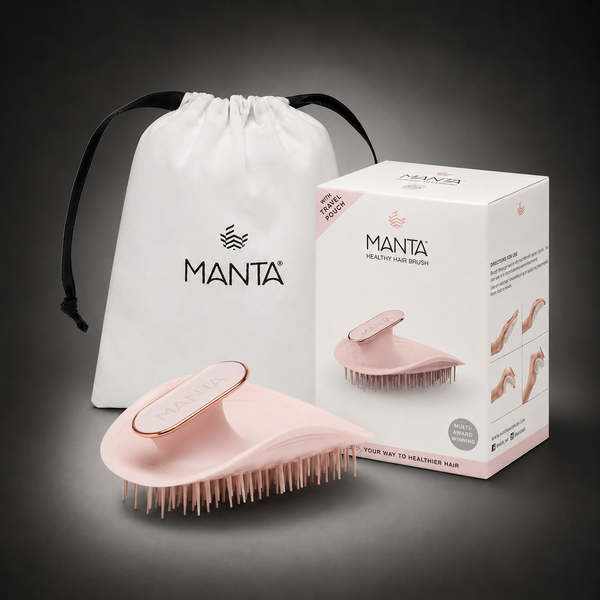 Щетка для волос MANTA Brush Pink/Rose Gold 3803 фото Щетка для волос MANTA Brush Pink/Rose Gold 3803 фото