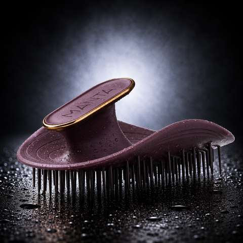 Щетка для волос бургунди MANTA Brush Burgundy 3804 фото